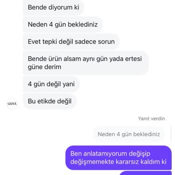 Gzfashiion Değişim Talebime 14 Gün Süresi İçinde Yanıt Verilmedi, Mağdur Edildim