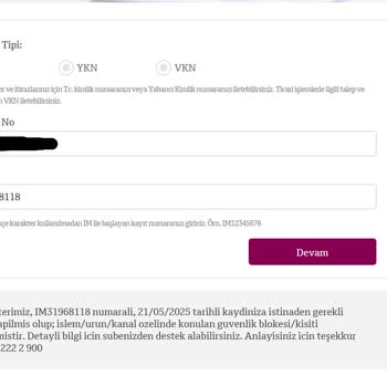 Hesabım Bloke Edildi, Ödemelerimi Yapamıyorum Ve Destek Alamıyorum
