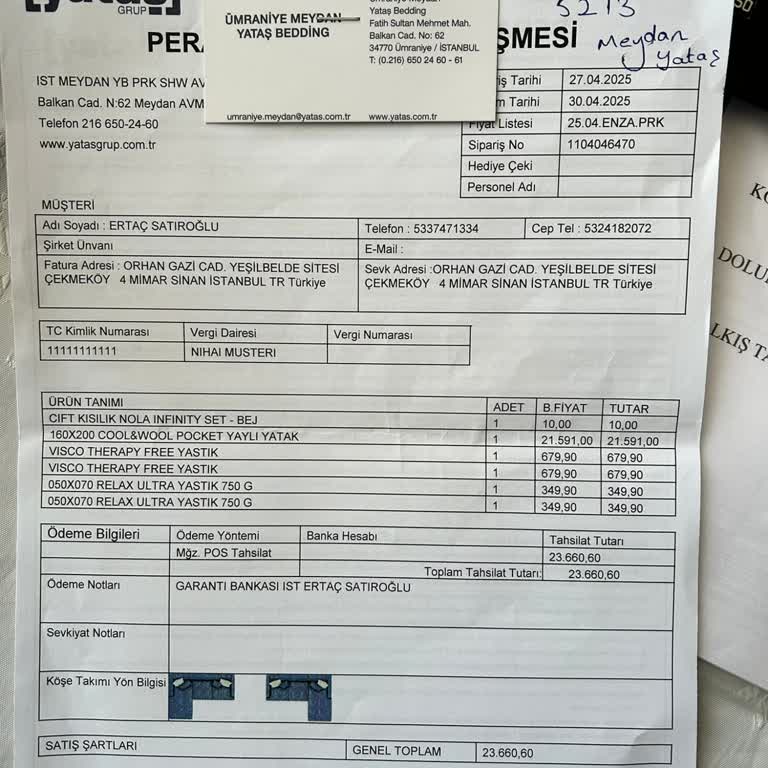 Aldığım Yastık Boyun Ağrısı Yaptı, Değişim Talebim Reddedildi