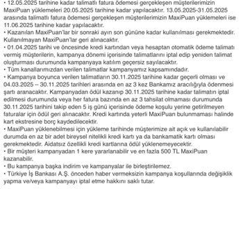 İş Bankası Kampanya Şartlarında Yanıltıcı İfade Mağduriyeti