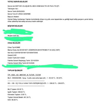 DemirDöküm Kombi Servisi Ve Ücret İadesi Sorunu