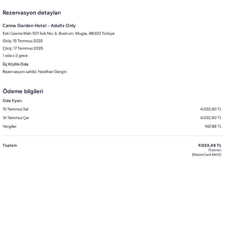 Hotels.com'dan Yaptığım Rezervasyonun İadesi İçin İletişim Kuramıyorum