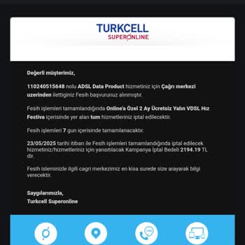 İnternet Hızı Sorunu Ve Haksız İptal Ücreti