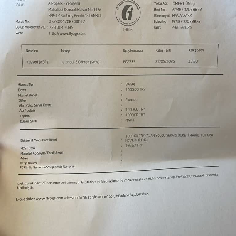 Valiz Boyutu Gerekçesiyle Haksız Ekstra Ücret Talebi