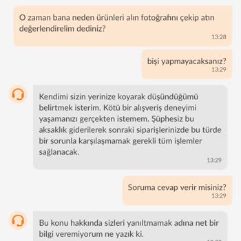 İade Edilmeyen Ürünler Ve Askıya Alınan Hesap Nedeniyle Mağduriyet