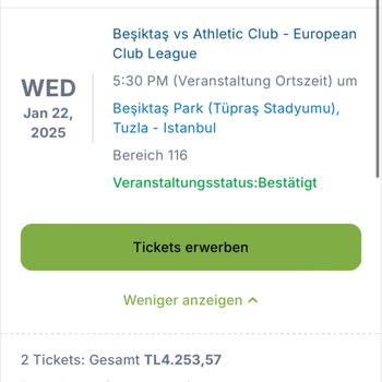 Zwei Tickets bei Viagogo gekauft, aber keine Übertragung auf Passolig