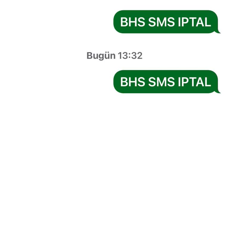Siemens'ten Gelen SMS'leri İptal Edemiyorum