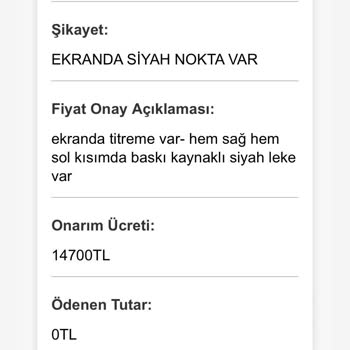 Kullanıcı Hatası Denilerek Cihaz Arızasının Sorumluluğu Üstüme Yıkıldı