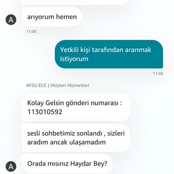Amazon Siparişim Teslim Edilmedi, Müşteri Hizmetleri İlgisiz