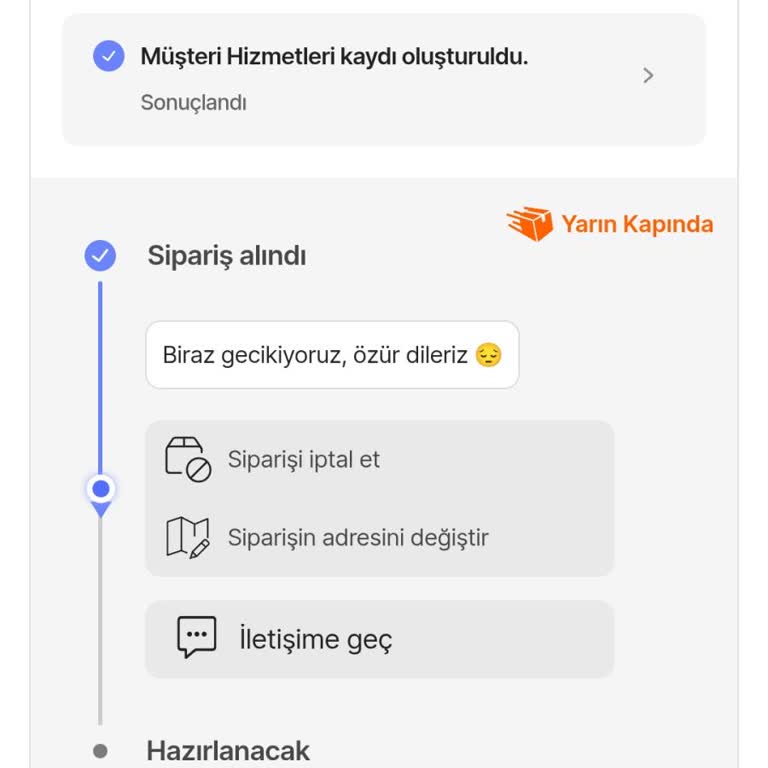 Siparişim Teslim Edilmedi, Sadece İptal Teklifi Sunuldu