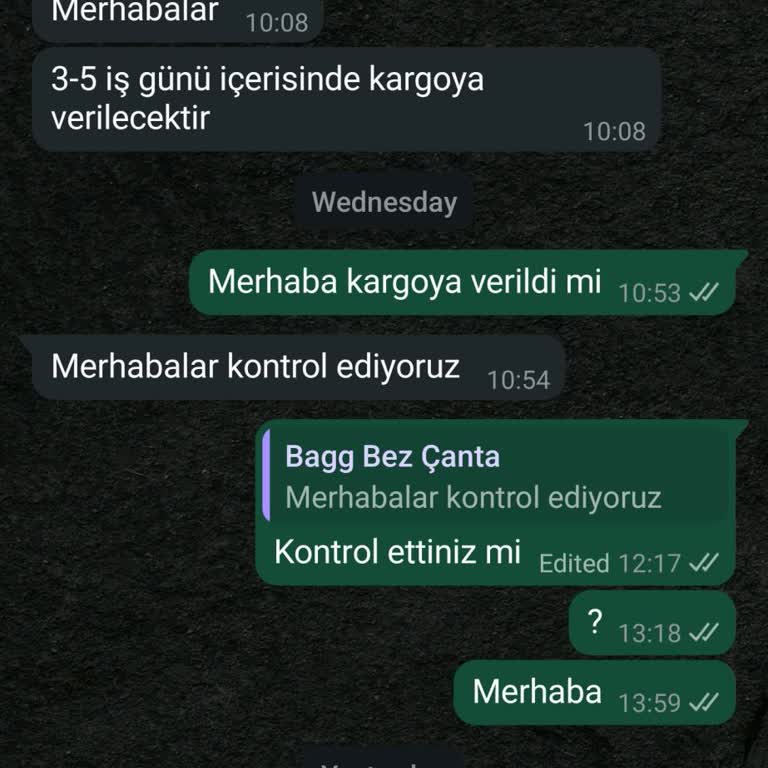 Sipariş Ettiğim Ölçü Stokta Yok, İletişim Ve Teslimat Sürecinde Mağduriyet Yaşadım