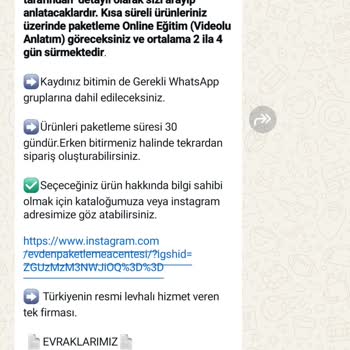 Evde Paketleme İşi Kişisel Bilgilerimin İzinsiz Kullanımına Karşı Endişem Var