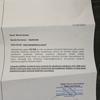 Satın Alınan Ayakkabının İlk Kullanımda Rahatsızlık Vermesi Ve Firma Cevabı