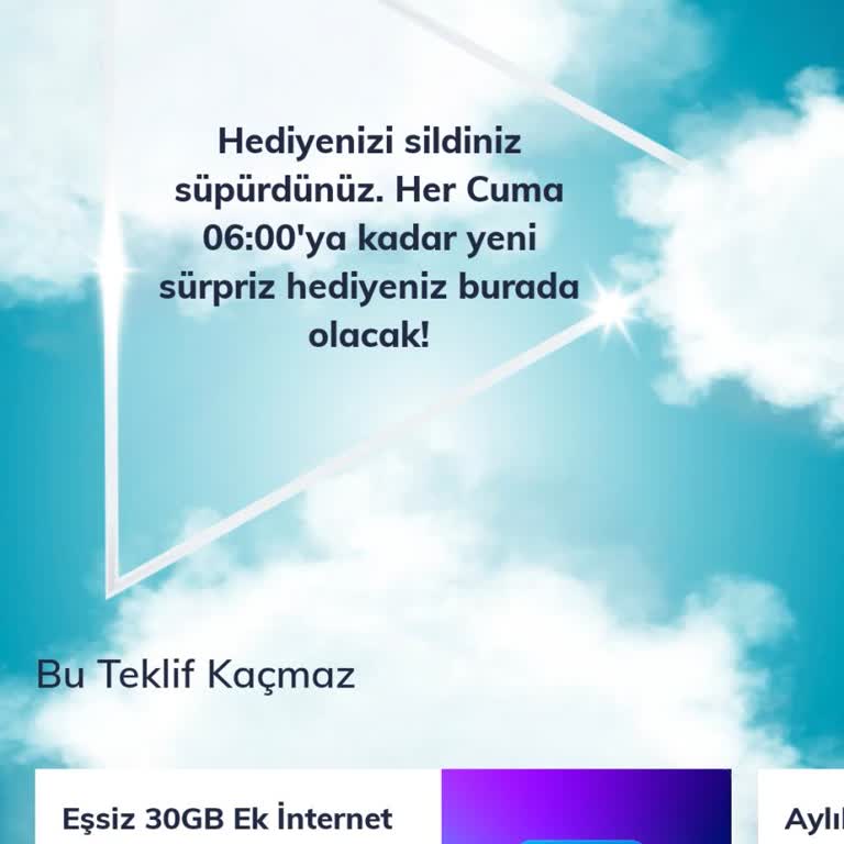 19 Mayıs 19GB Kampanyasından Yararlanamadım, Müşteri Hizmetleri Çözüm Sunmadı