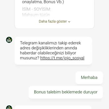 Jojobet Bonus Vermiyor Ve Haksız Yere Suçluyor
