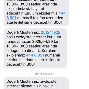 İnternet Nakil Başvurumda Sürekli Erteleme Ve İletişim Sorunu Yaşıyorum