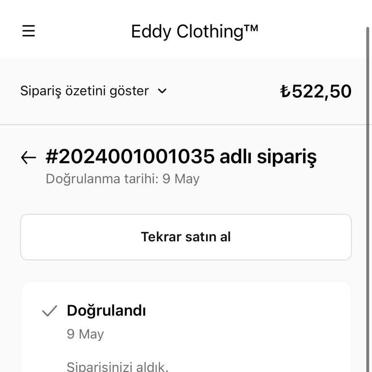 Sipariş Teslim Edilmedi İade Yapılmıyor Bilgi Verilmiyor