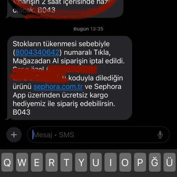 Siparişim Onaylandıktan Sonra Stokta Olmadığı Gerekçesiyle İptal Edildi, Mağazaya Ulaşamıyorum