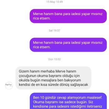 Siparişimin Teslimatı Sürekli Oyalandı Ve Cevap Alamadım