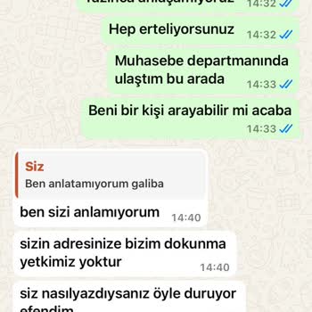 Satış Sonrası Ulaşılmaz Firma, Çözüm Yok