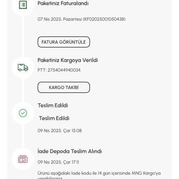Yanlış Ürün Ve 50 Gündür Yapılmayan Para İadesi