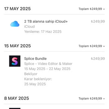 Spliceapp.com Haksız Tekrarlanan Üyelik Ücretleri Mağduriyetimin Giderilmesini Talep Ediyorum