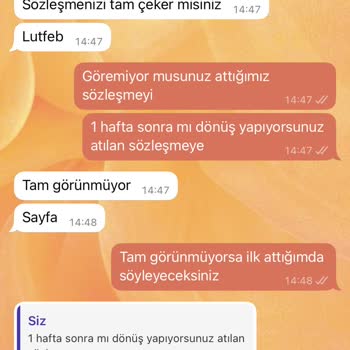 İletişimsizlik Ve Geri Dönüş Eksikliği Yaşadım