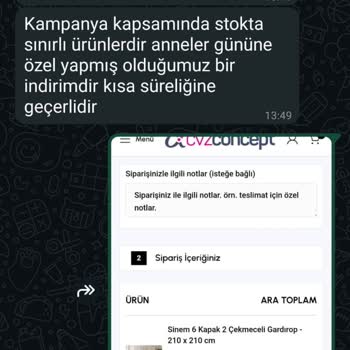 Satın Alınan Gardırop Sonrası Firmaya Ulaşılamıyor