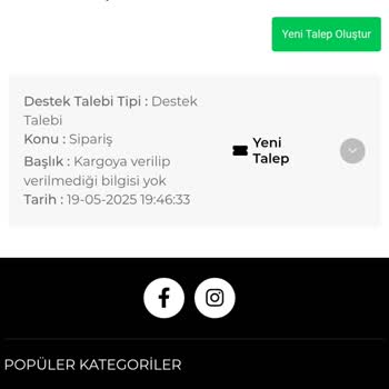 Sipariş Gönderilmedi, İade Talebim Reddedildi Ve İletişim Sağlanamıyor