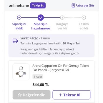 N11'den Aldığım Ürün Bir Türlü Kargoya Verilmiyor Ve Bilgilendirme Eksikliği Var
