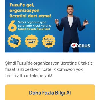 Çekilişte Kazanmama Rağmen Organizasyon Ücretinde Mağduriyet Yaşıyorum