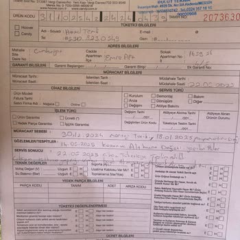 Kurutma Makinesi Arızası Ve Servis Desteği Sorunu