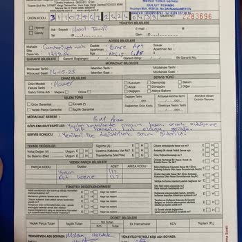 Kurutma Makinesi Arızası Ve Servis Desteği Sorunu