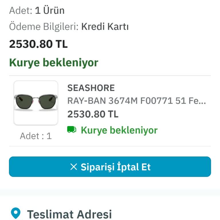 Satın Aldığım Gözlük Günlerdir Kargoya Verilmedi, Destekten Çözüm Alamadım