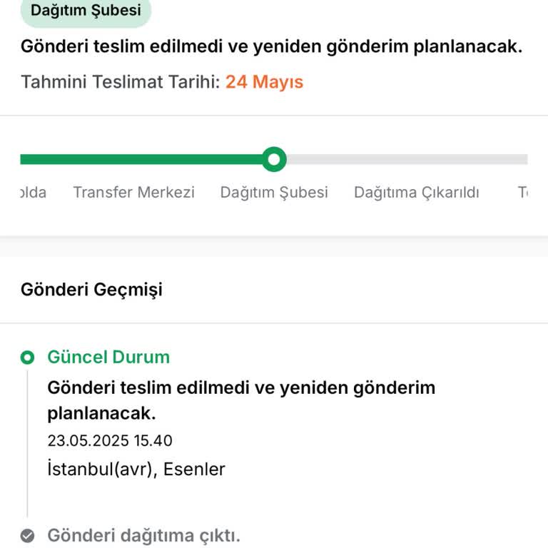PTT Kargo Teslimatında İletişim Ve Destek Eksikliği Yaşadım