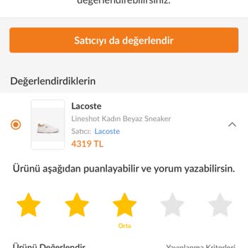 Lacoste Ayakkabıdaki Hata Nedeniyle İade Sorunu Ve Mağduriyet