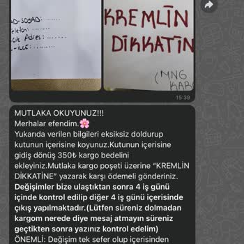 Siparişim Gönderilmedi, İletişime Geçilemiyor Ve Ücret İadesi Talep Ediyorum