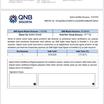 Krediye Bağlı Sigorta Ücretimin İadesi Yapılmıyor