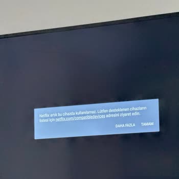 Güncel Onvo Smart TV'de Netflix Erişim Sorunu Yaşıyorum