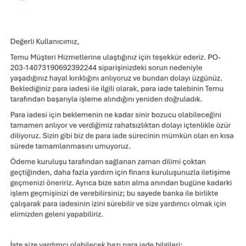 45 Gündür Beklenen İade Ve Anlamsız Yanıtlar