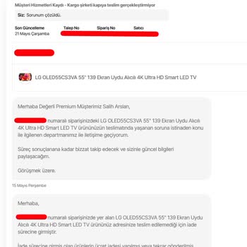Hepsiburada Ve Hepsijet Tarafından İki Kez Teslim Edilemeyen TV Siparişi