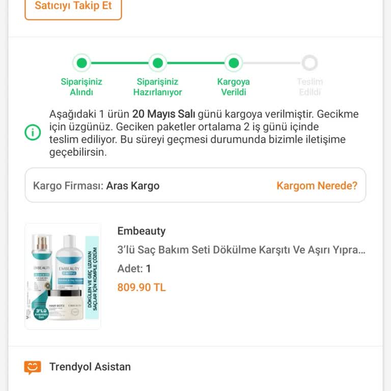 Kargoda Kaybolan Ürün İçin Trendyol Ve Kargo Firmasından Destek Alamıyorum