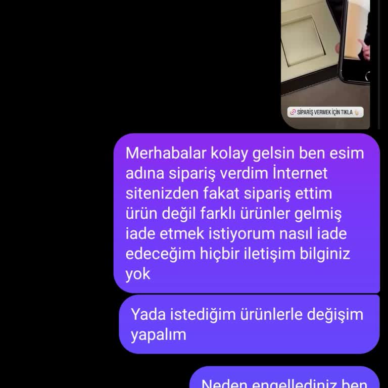 Sipariş Edilen Saatler Yerine Farklı Ürünler Gönderildi