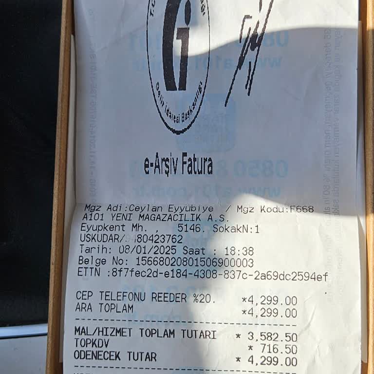 A101'den Alınan Telefonun Faturası 10 Gündür Verilmiyor