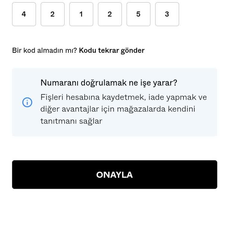 Telefon Numarası Doğrulama Sırasında Sistem Hatasıyla Karşılaşıyorum