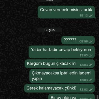 Siparişim Kargolanmadı, Müşteri Hizmetleri Yanıt Vermiyor
