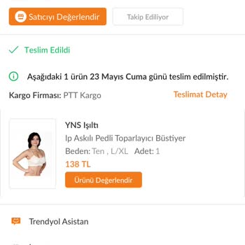 Trendyol Yns Işıltı Aldığım Ürün Hatalı Yollandı