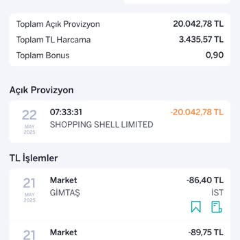Haberim Olmadan Yapılan Yüksek Tutarlı Harcama Ve İptal Sorunu