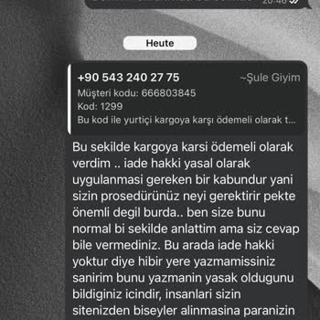 Yanlış Renkli Ürün Ve Yasal İade Hakkının Reddedilmesi