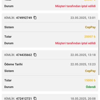 Ödeme Sorunu Ve Güven Kaybı Yaşadım